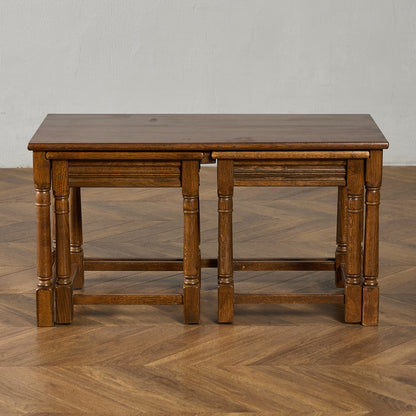 英国 クラシック ネストコーヒーテーブル センターテーブル #95415