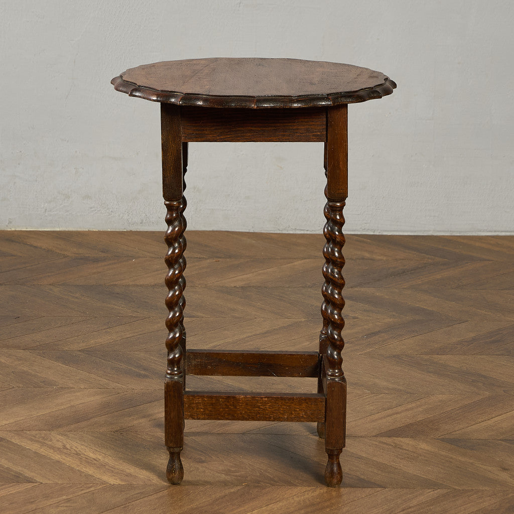 英国 クラシック バーリーシュガーツイスト サイドテーブル