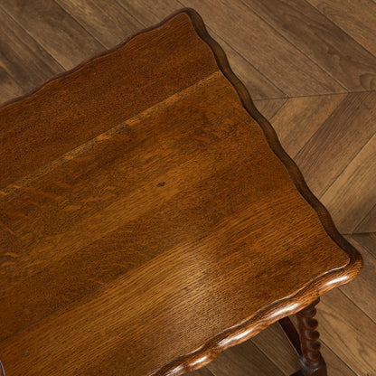 英国 クラシック バーリーシュガーツイスト サイドテーブル