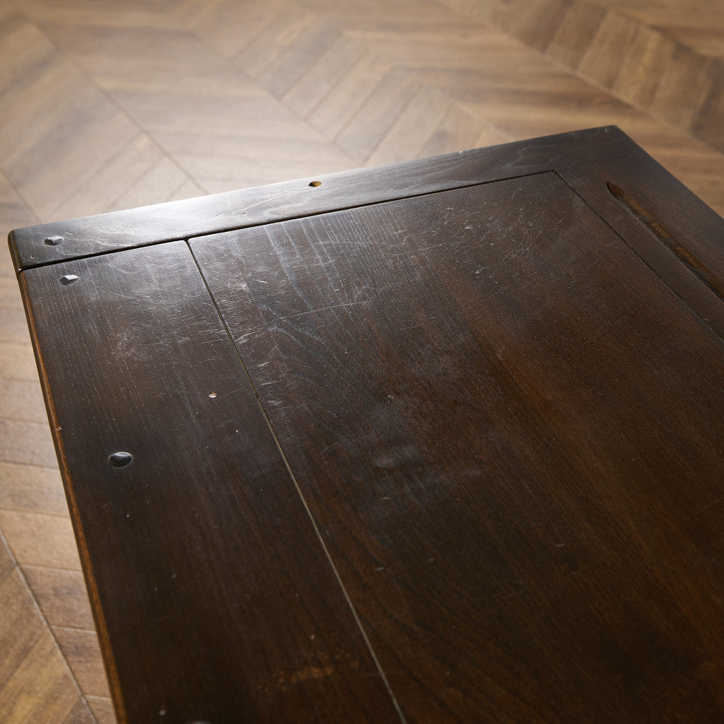 Old Colonial Mural レコード キャビネット  ラウンドゴールドラベル