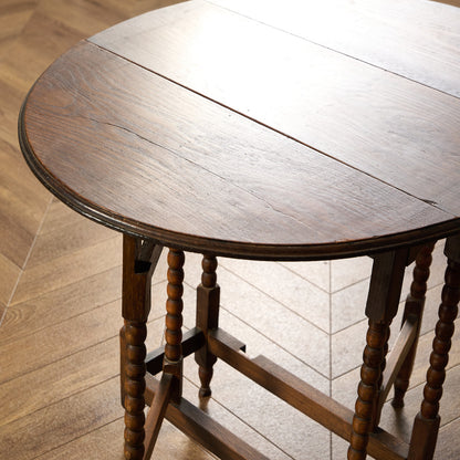 英国 クラシック ドロップリーフ ゲートレッグテーブル