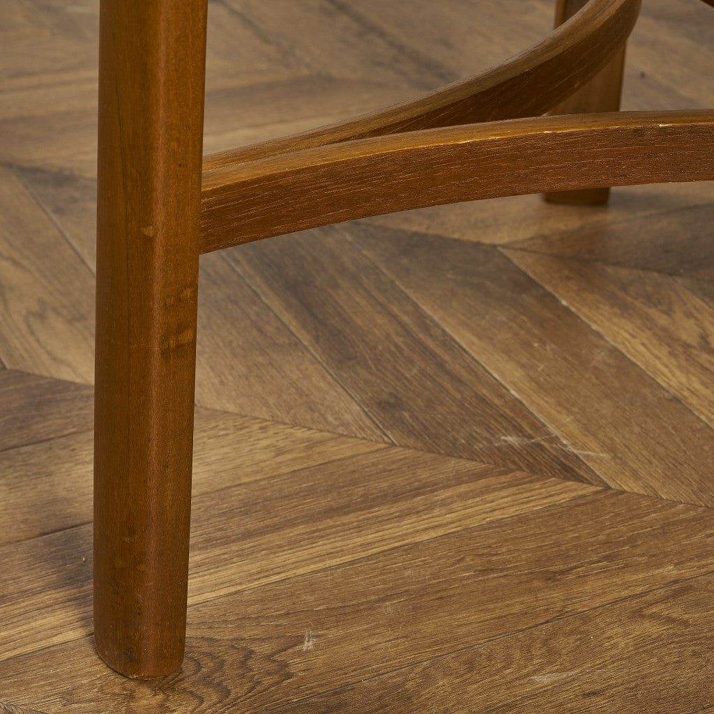 ヴィンテージ トライアングル ガラストップテーブル