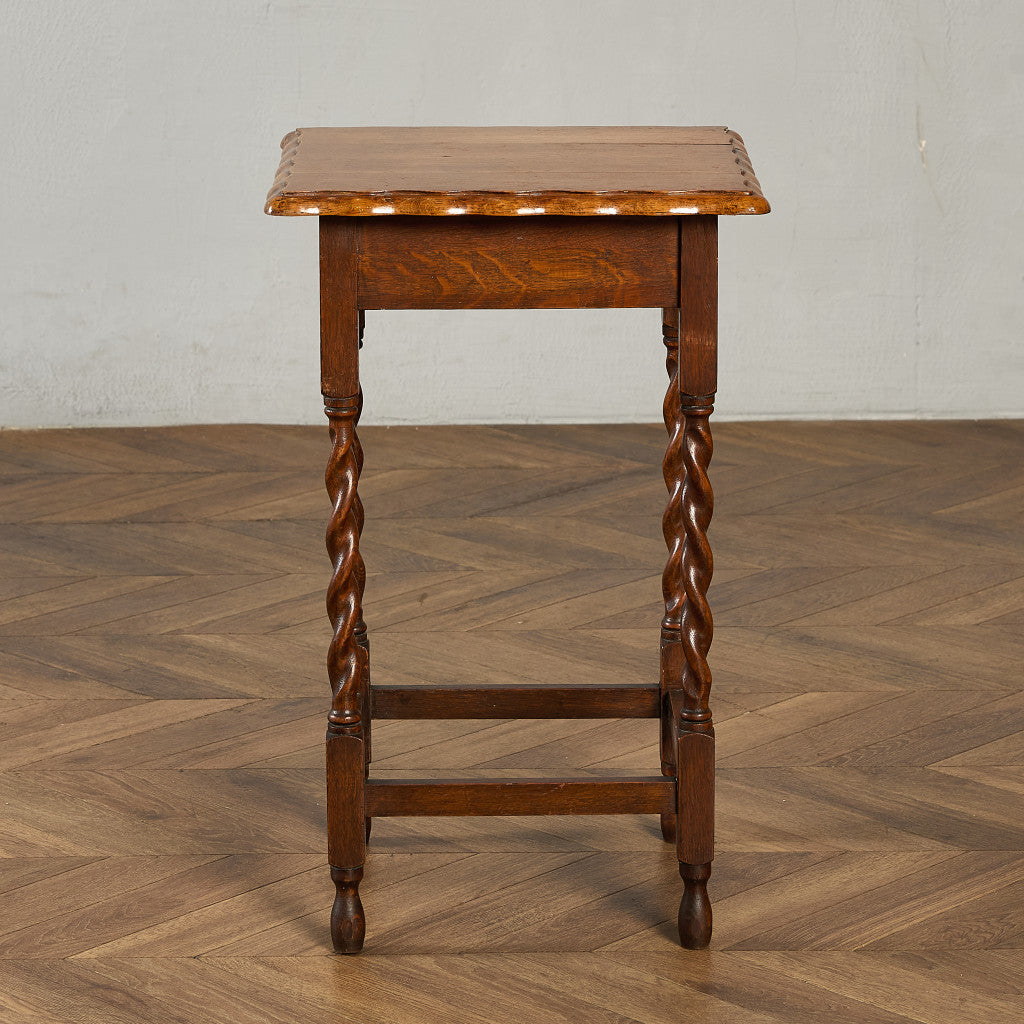 英国 クラシック バーリーシュガーツイスト サイドテーブル