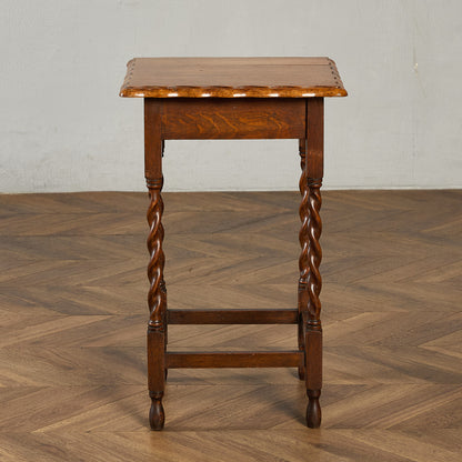 英国 クラシック バーリーシュガーツイスト サイドテーブル