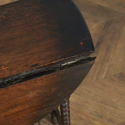 英国クラシック ドロップリーフ ゲートレッグテーブル