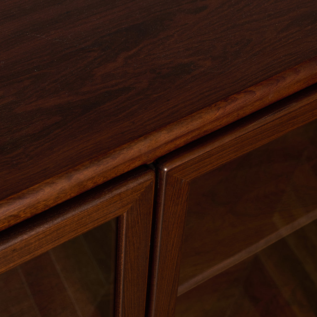 デンマーク ヴィンテージ ブックケース カスタム アイアンヘアピンレッグ