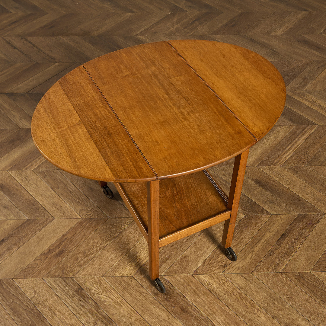 英国 ヴィンテージ ドロップリーフ トロリー ワゴン