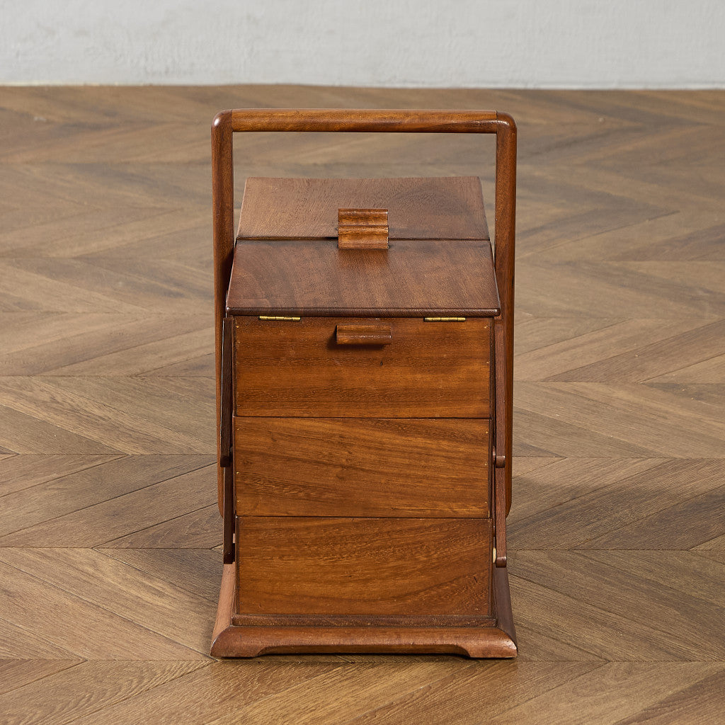 英国 ヴィンテージ ソーイングボックス #95619