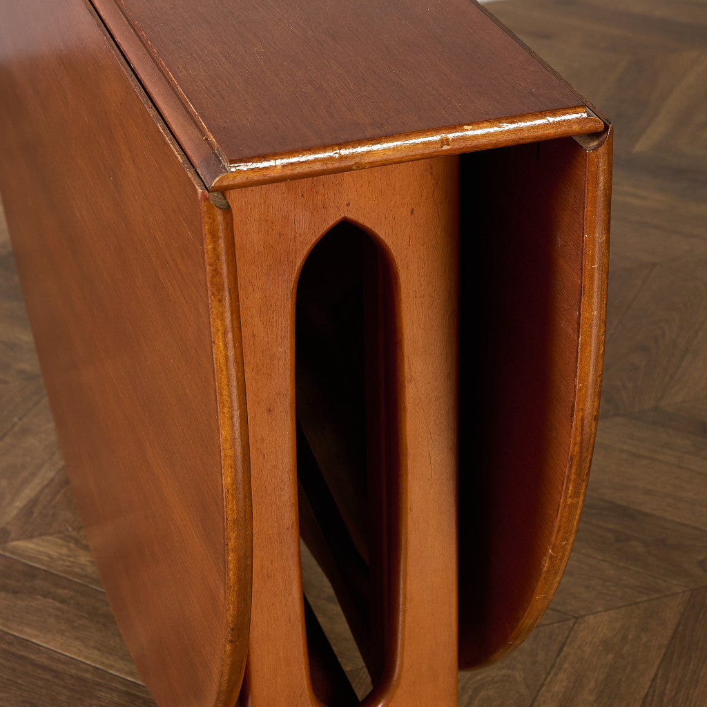 ドロップリーフゲートレッグテーブル