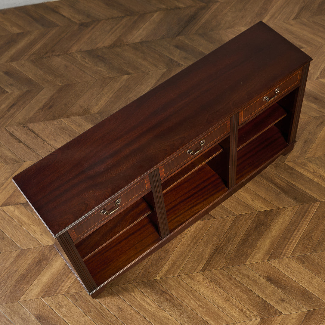 英国 クラシック ワイド オープンシェルフ