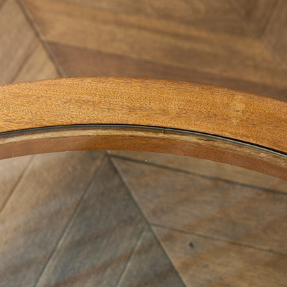 ガラストップ ラウンドコーヒーテーブル