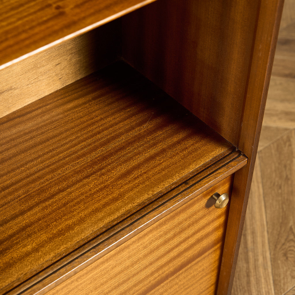 英国ヴィンテージ ガラスキャビネット