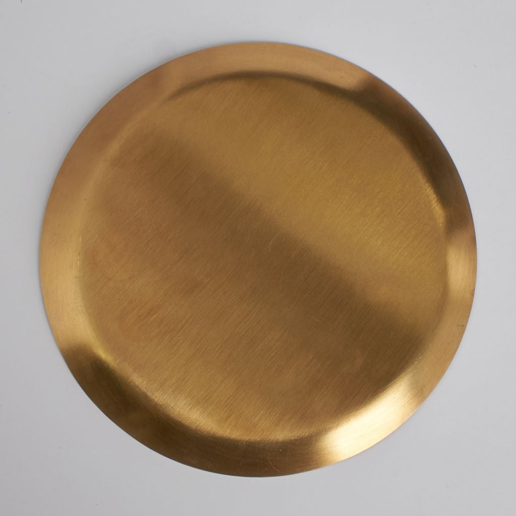 BRASS PLATE ROUND / M