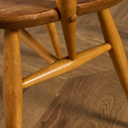 アーコール ERCOL ヴィンテージ クエーカー アームチェア ネイビーブルーラベル #89764