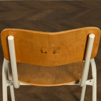 イギリス ヴィンテージ スタッキング スクールチェア #90101