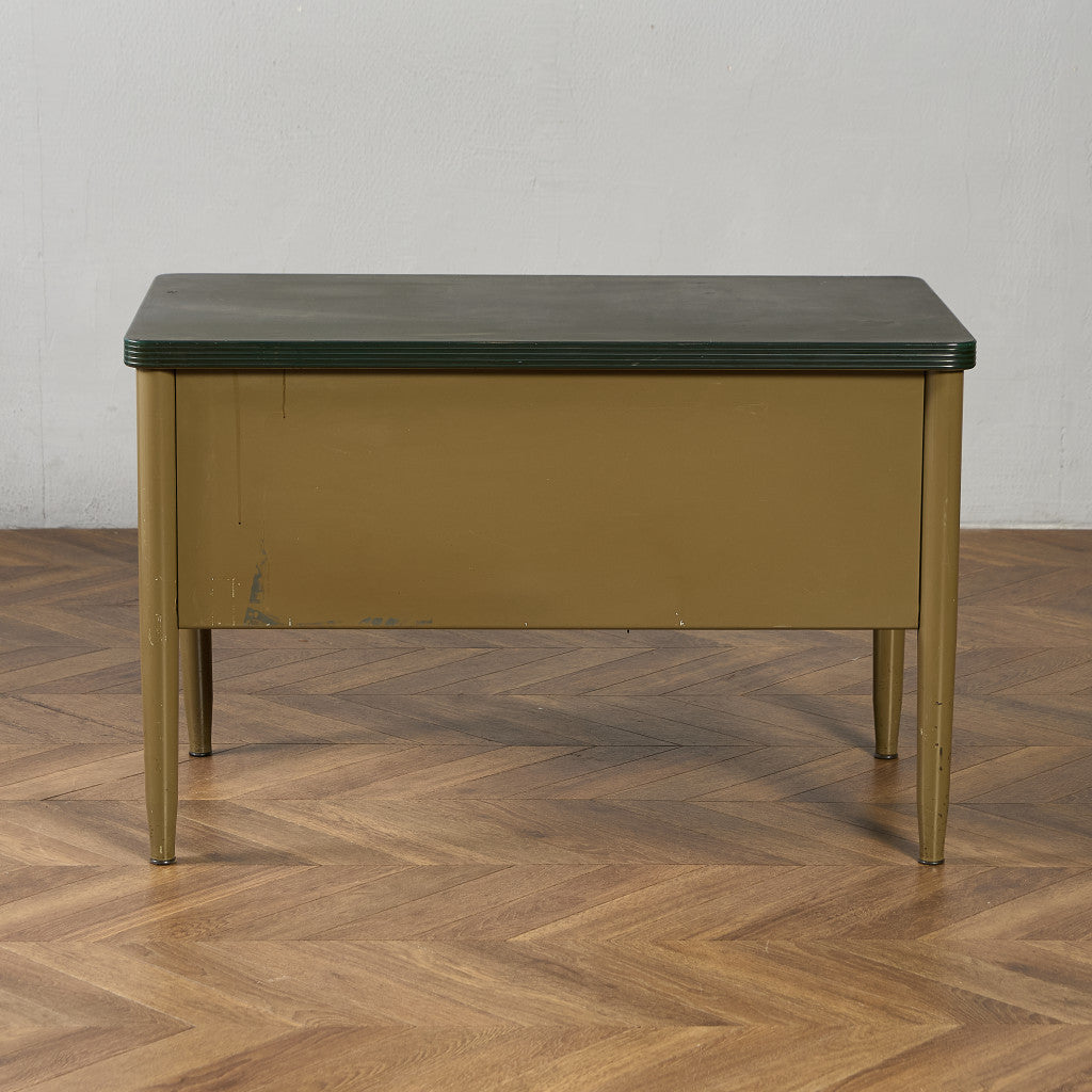 ベルギー ヴィンテージ 片袖 デスク