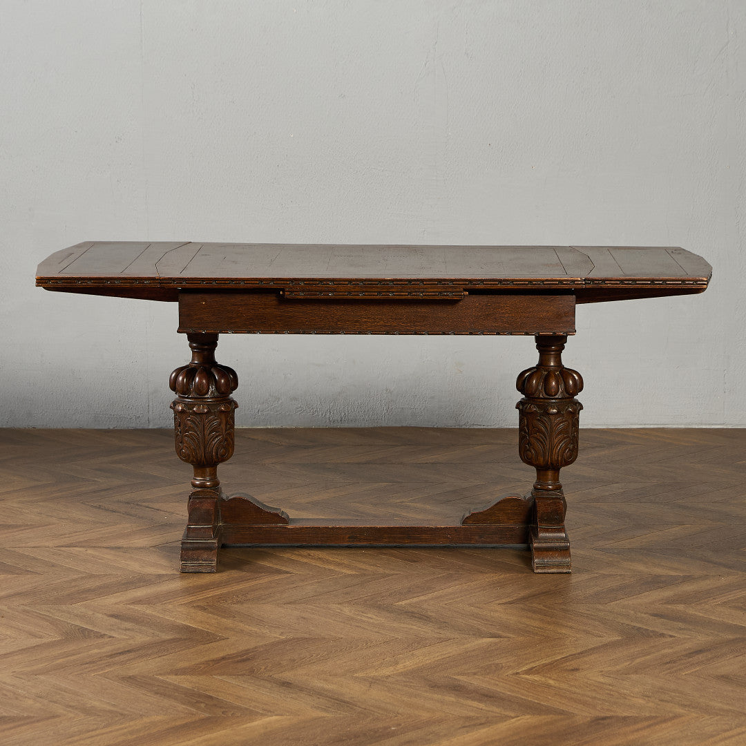 英国 クラシック ドローリーフ ダイニングテーブル