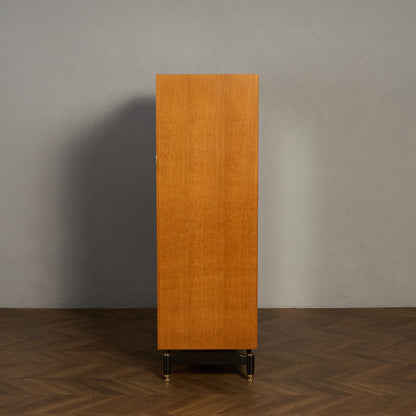 Chinese white ヴィンテージ 3ドア ワードローブ 初期ゴールドラベル