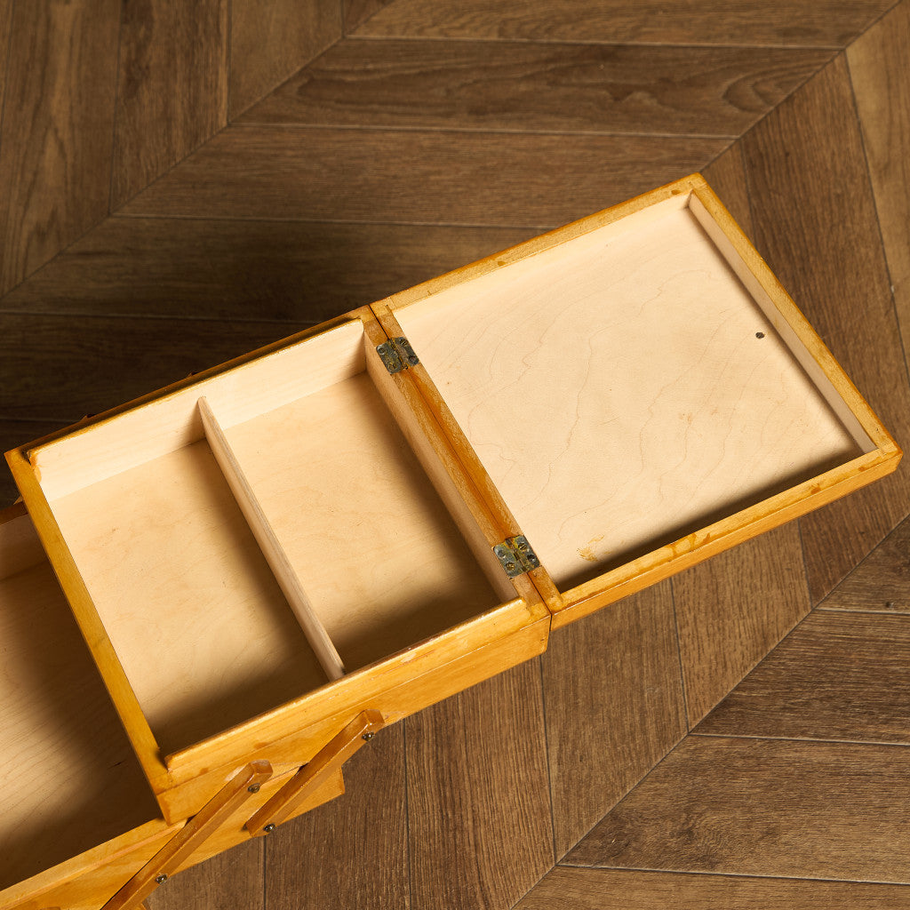 英国 ヴィンテージ ソーイングボックス