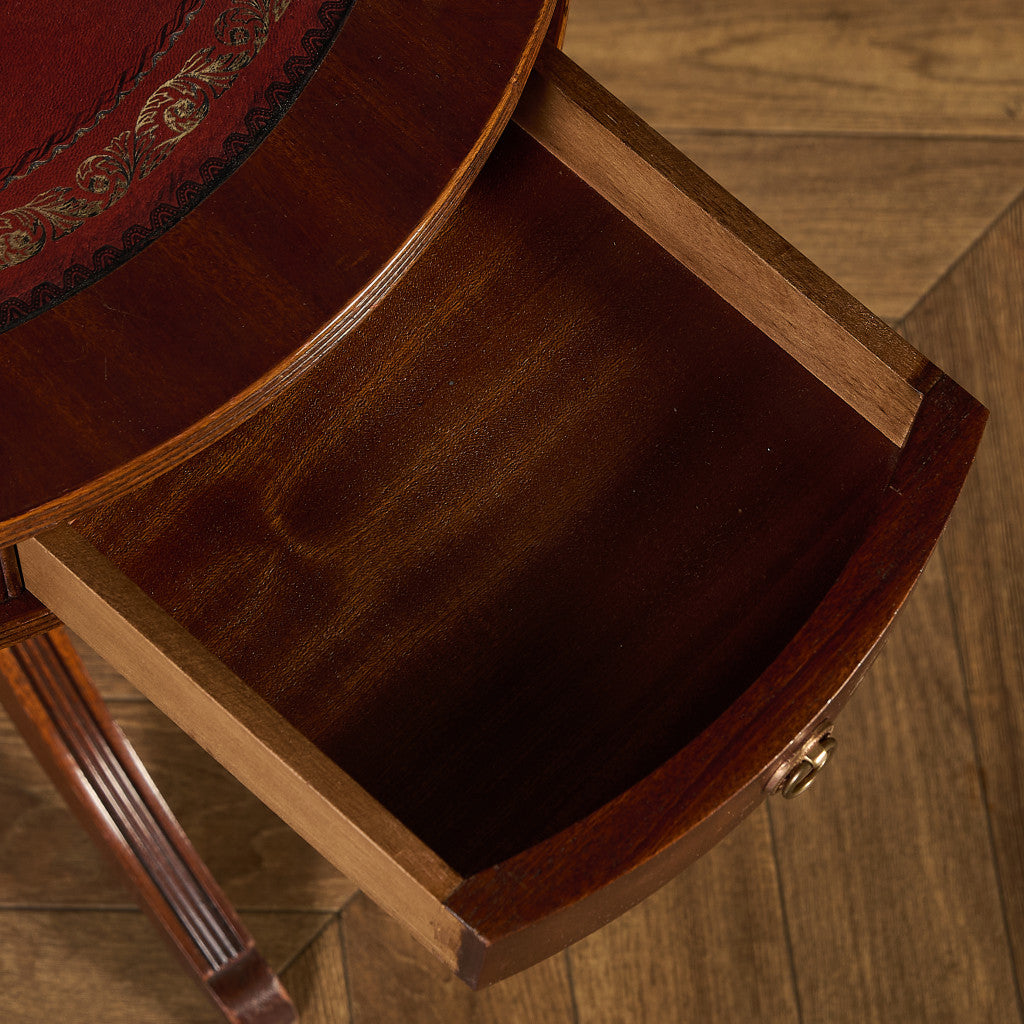 英国 クラシック リージェンシー様式 ドラムテーブル #97308