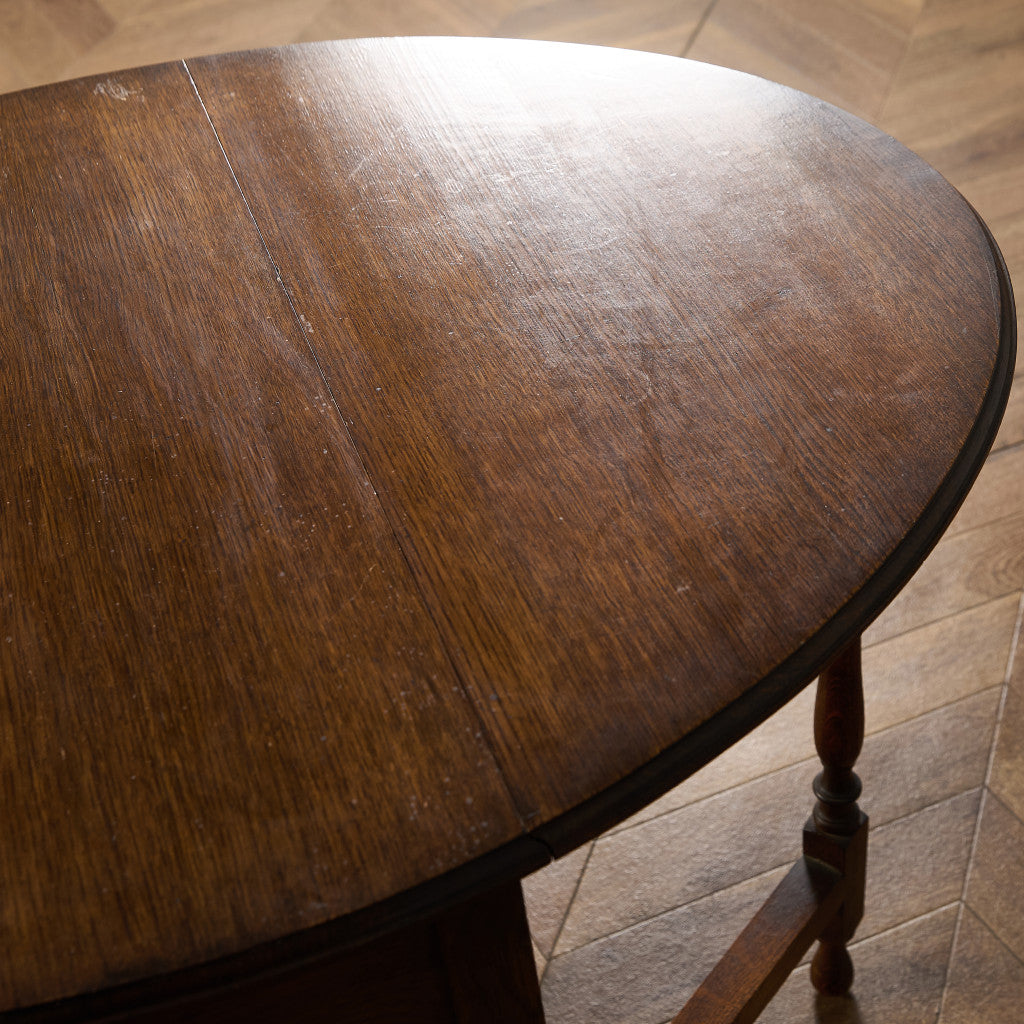 英国 クラシック ドロップリーフ ゲートレッグテーブル