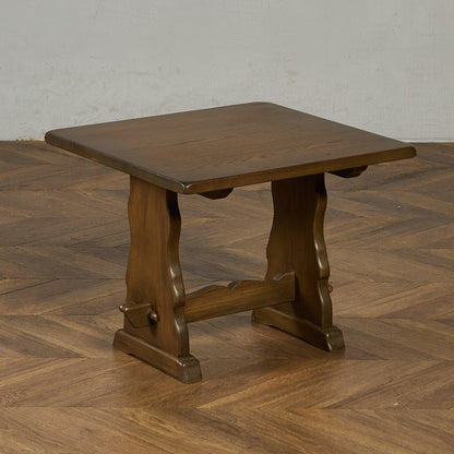 英国 クラシック オーク材 センターテーブル サイドテーブル