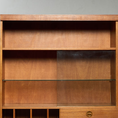 英国 ヴィンテージ ウォールユニット 本棚