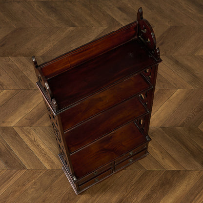 英国 クラシック オープンシェルフ