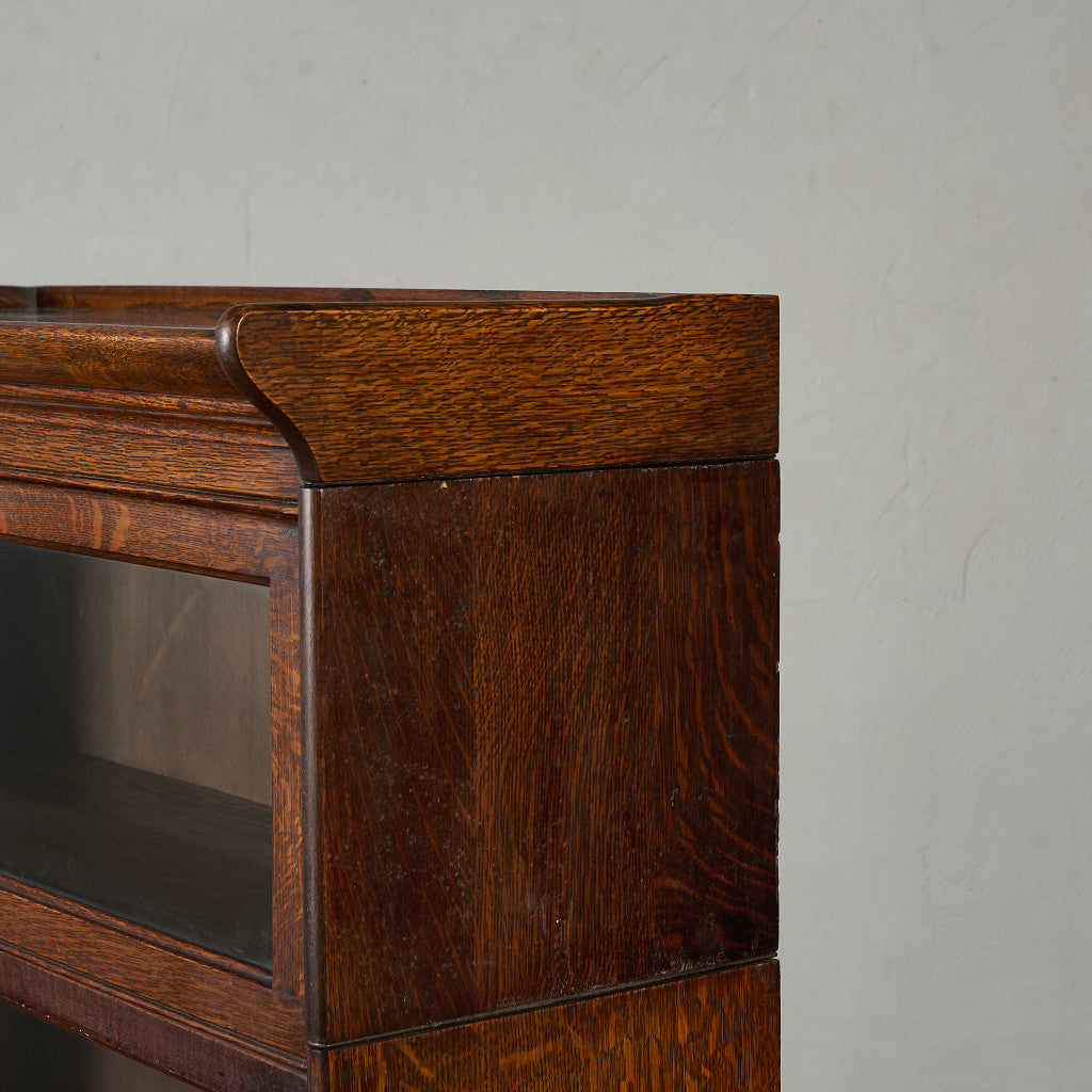 英国 アンティーク スタッキングブックケース 食器棚