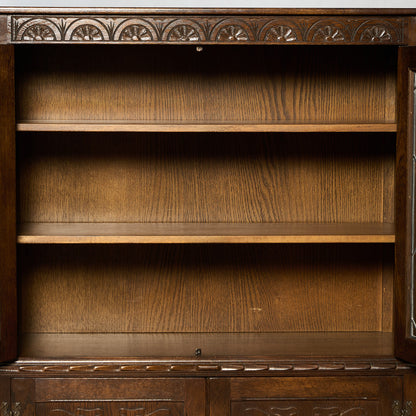 英国 クラシック オーク材 ブックケース