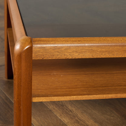 メイヤー myer ヴィンテージ スモーク ガラストップ コーヒーテーブル #91640