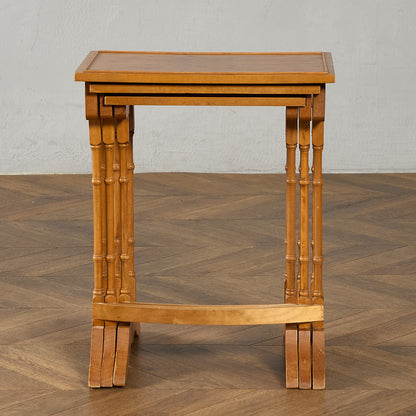 英国 クラシック イチイ ネストテーブル #95461