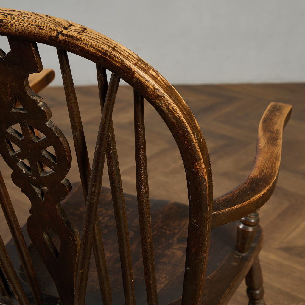 英国 クラシック ホイールバック ウィンザー アームチェア