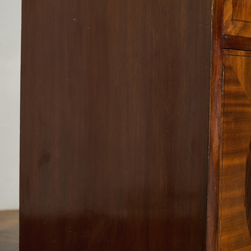 英国 アンティーク ビューロー ブックケース