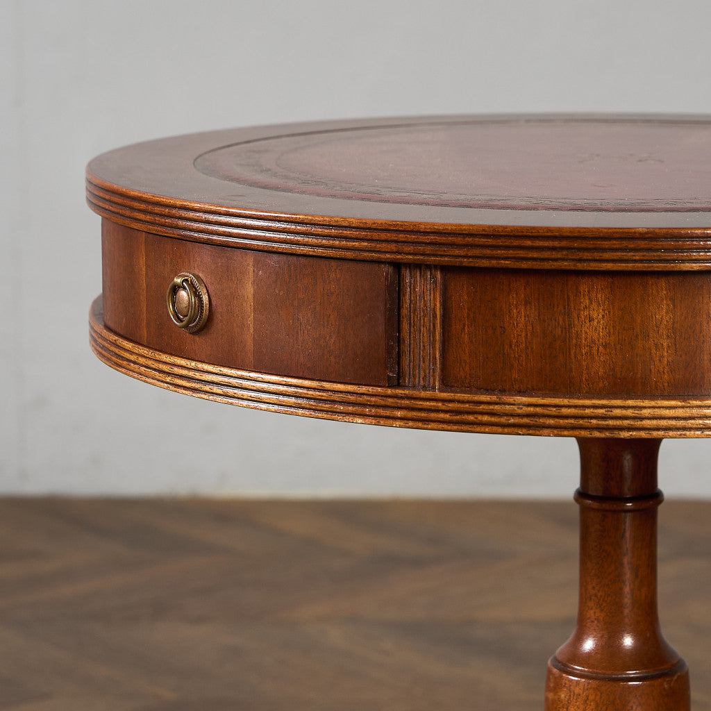 英国 クラシック リージェンシー様式 ドラムテーブル #97308