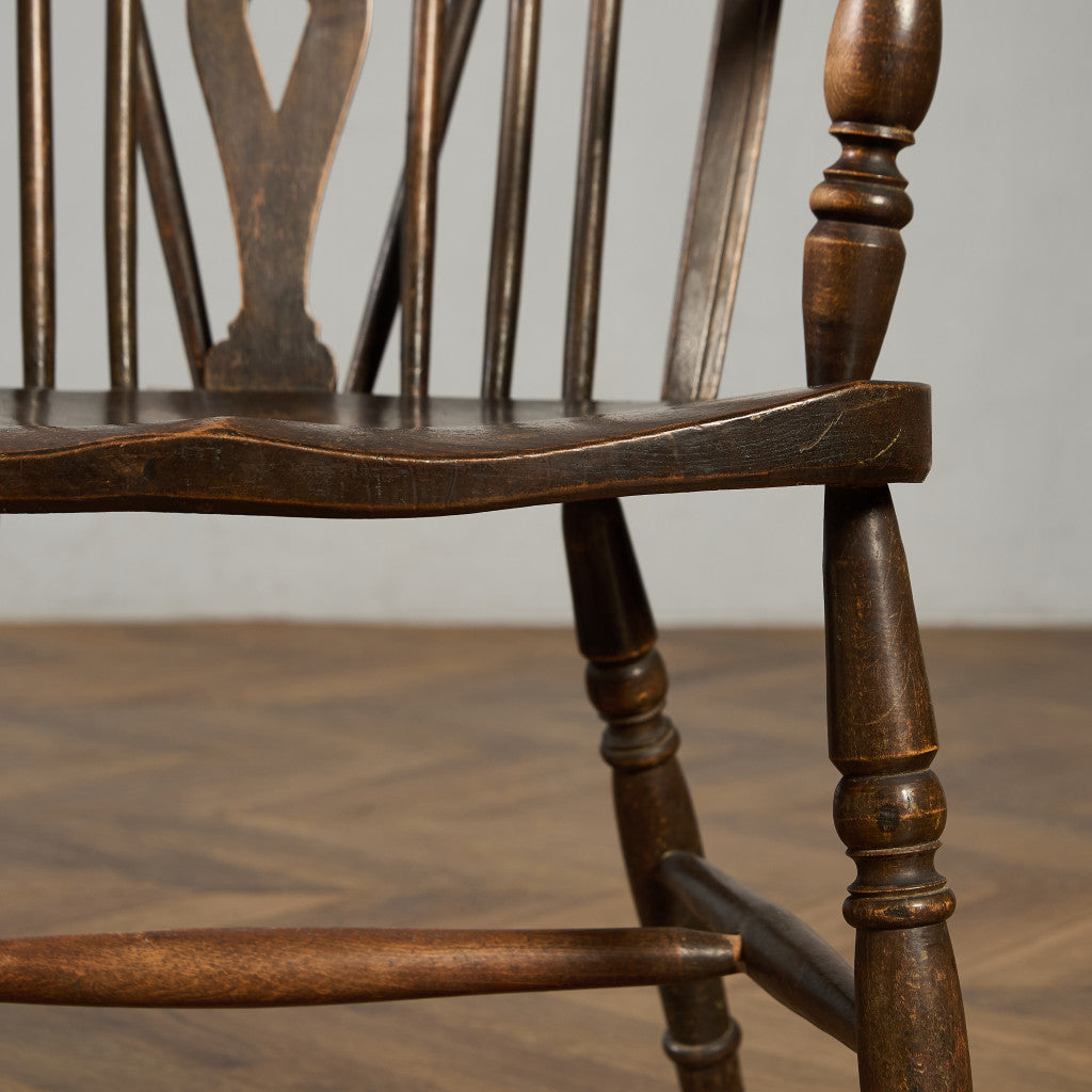 英国 クラシック ホイールバック ウィンザー アームチェア