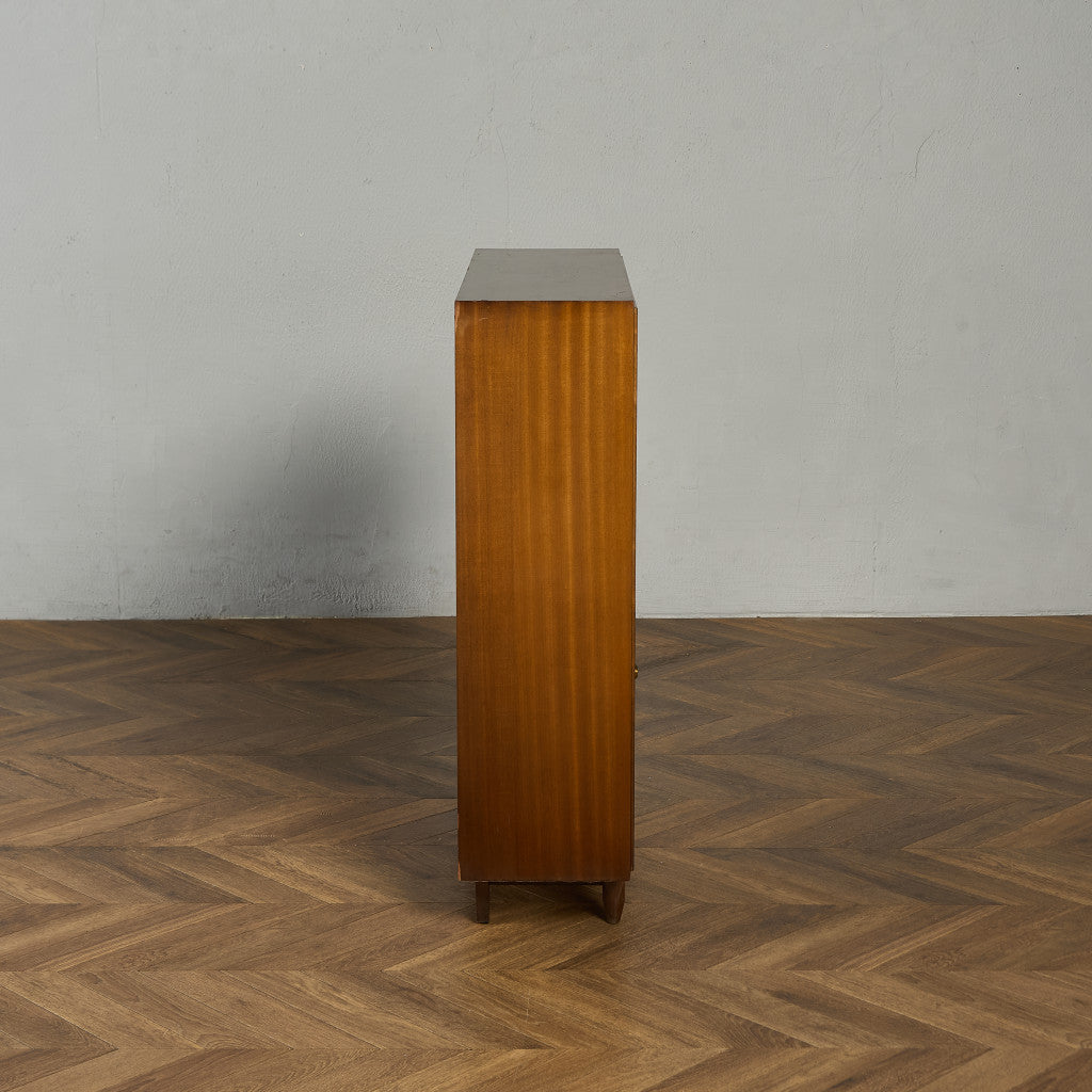 英国ヴィンテージ ガラスキャビネット