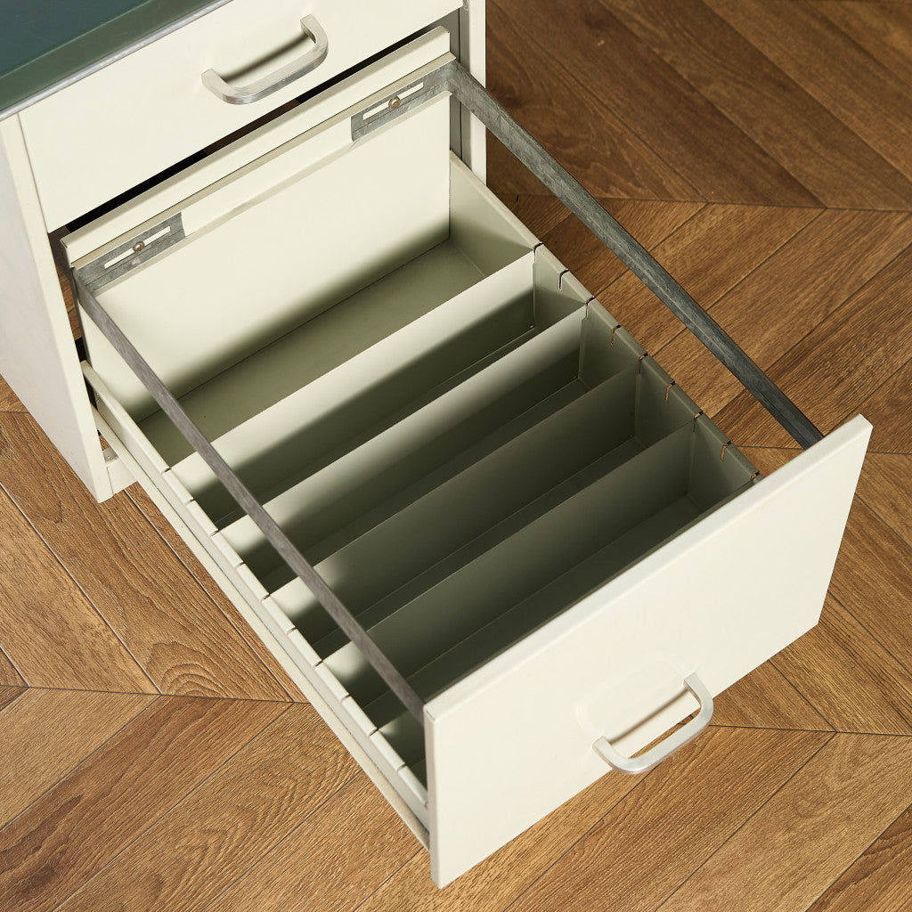 英国 ヴィンテージ 両袖 デスク