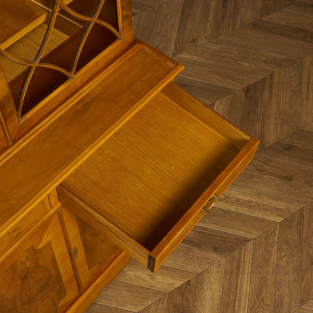 英国 クラシック エドワーディアン ブックケース 食器棚 #90051