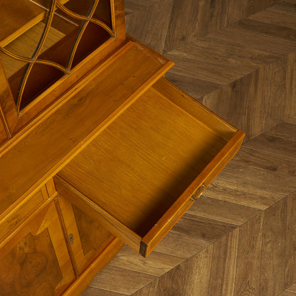 英国 クラシック エドワーディアン ブックケース 食器棚 #90051