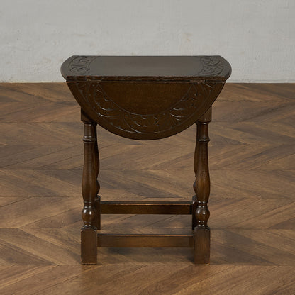 英国 クラシック ターントップ ドロップリーフ サイドテーブル