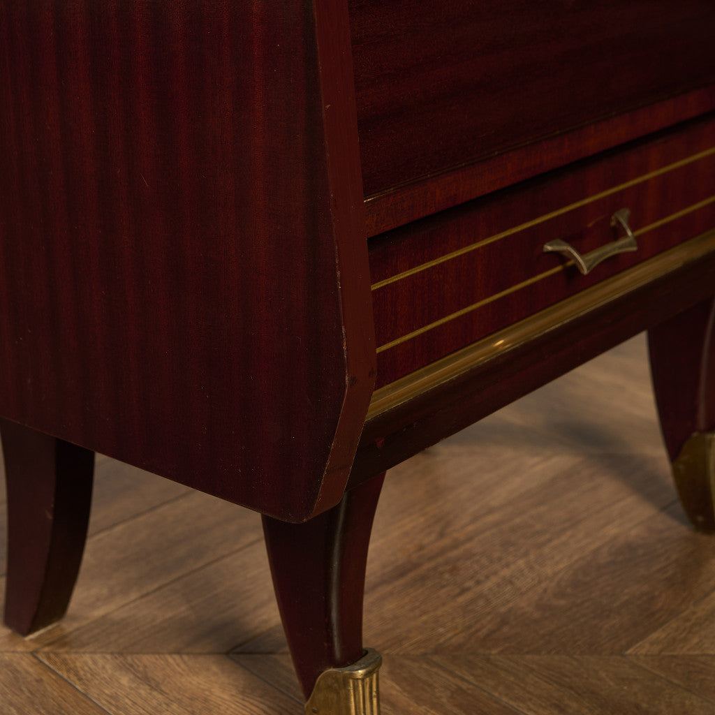 英国 ヴィンテージ ベッドサイド キャビネット