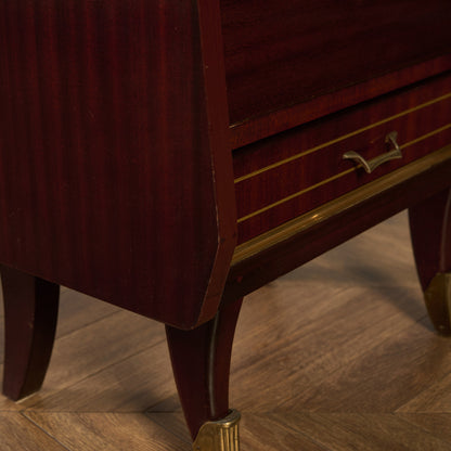 英国 ヴィンテージ ベッドサイド キャビネット