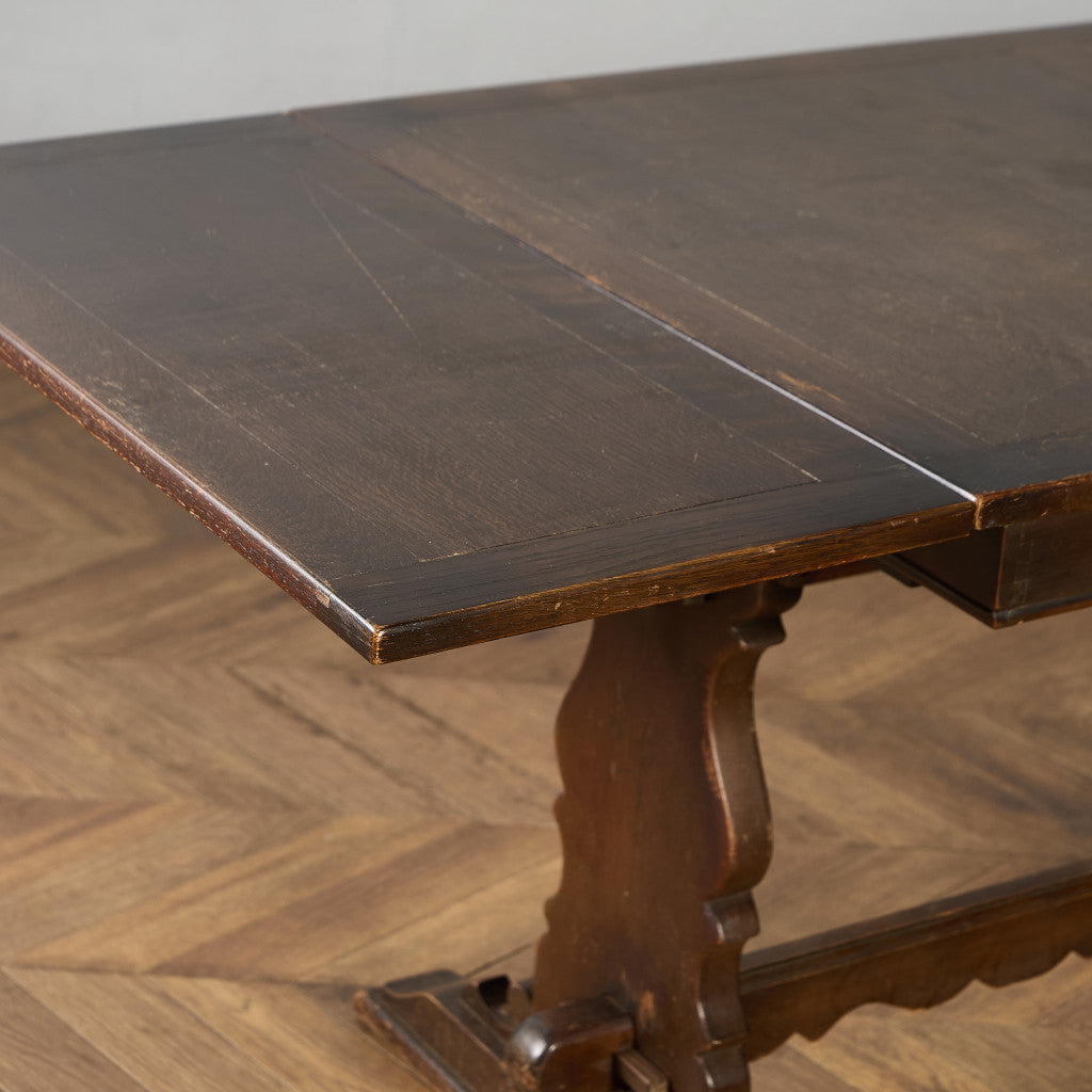 英国 クラシック ドローリーフ ダイニングテーブル