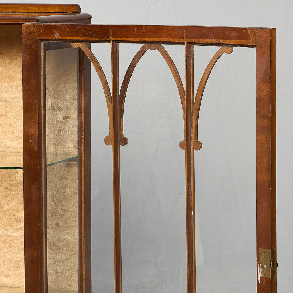 英国 クラシック ディスプレイ ガラス キャビネット