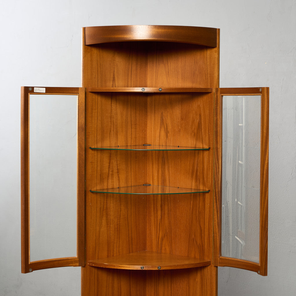 ネイサン Nathan 十字扉 ヴィンテージ トール コーナーキャビネット #95517