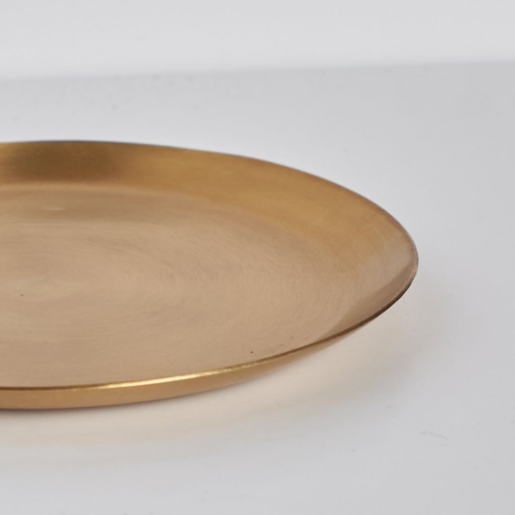 BRASS PLATE ROUND / M