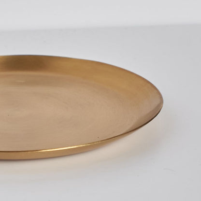 BRASS PLATE ROUND / M