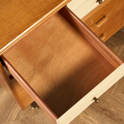 Chinese white ドロワー チェスト (B897)