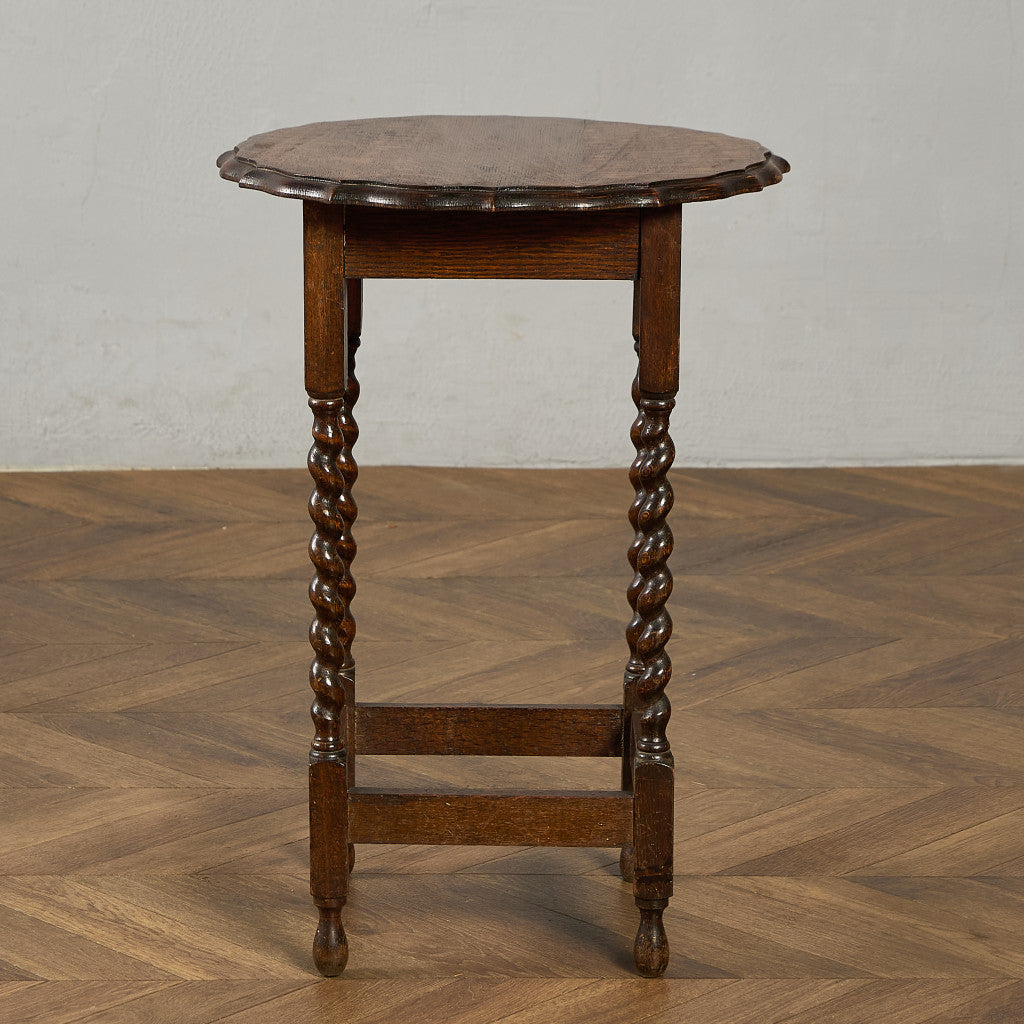 英国 クラシック バーリーシュガーツイスト サイドテーブル